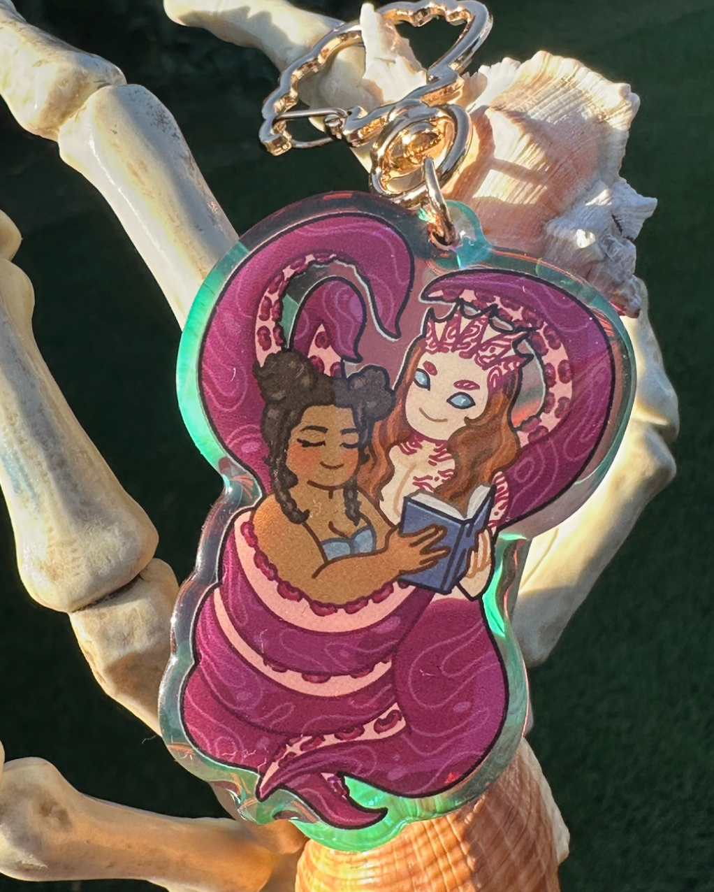 Summer Lovecraft Chibi Keychain