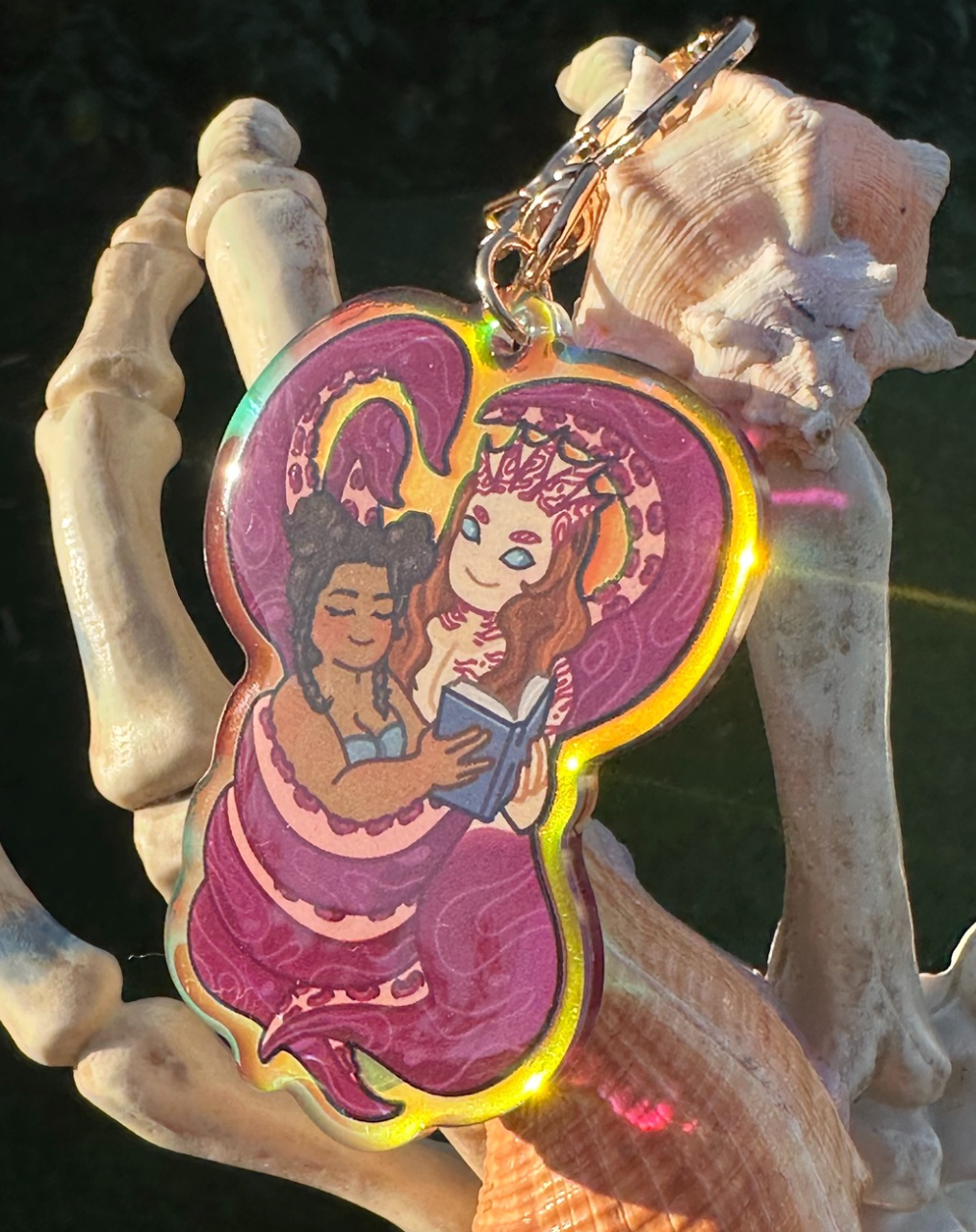 Summer Lovecraft Chibi Keychain